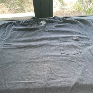 Dickies Men's Charcoal Pocket Tee